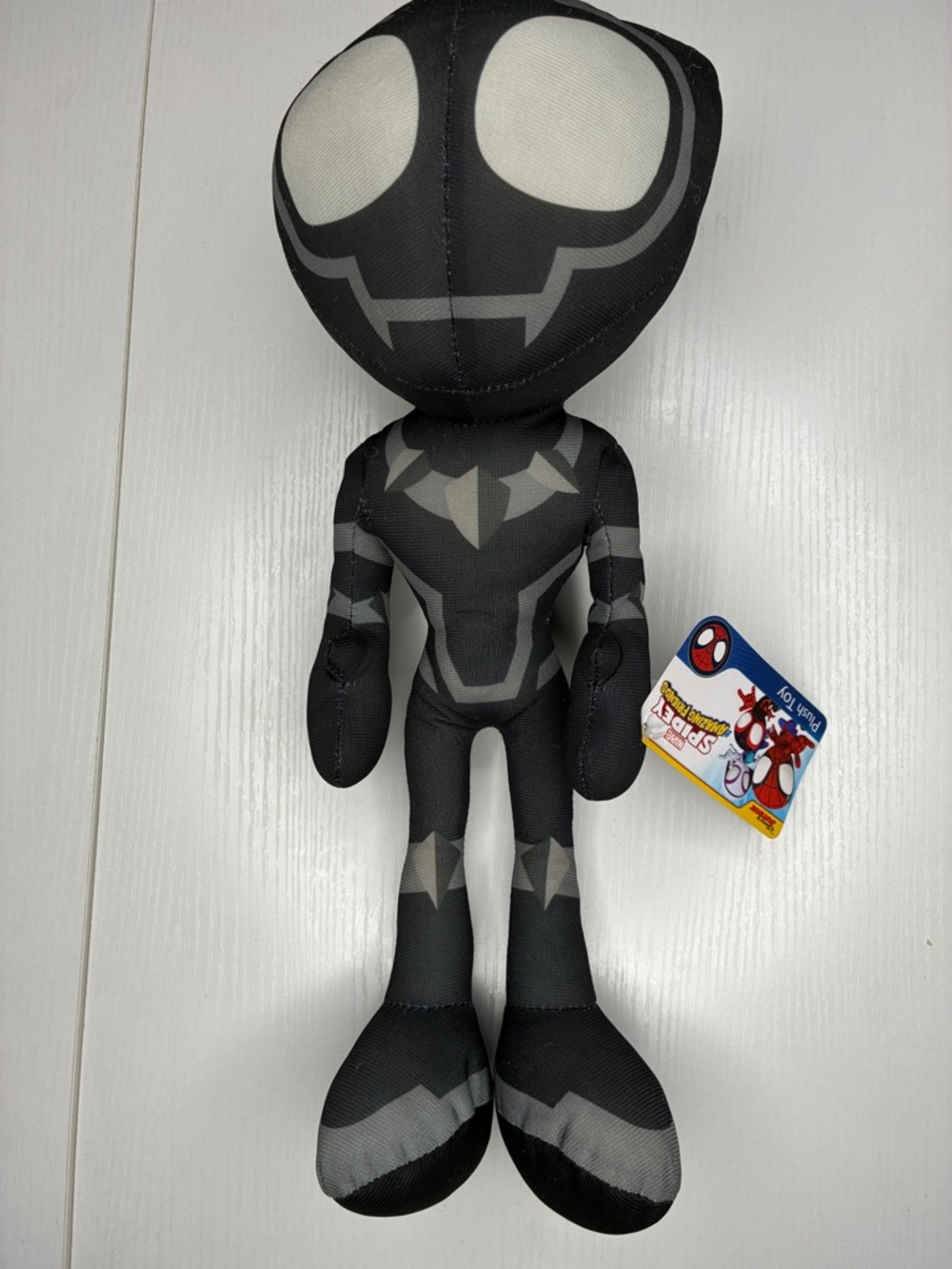 Marvel Black Panther Plush Toy - Black/White/Grey